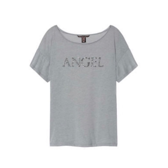 Victoria’s Secret Ruffle Sleeve Sleep Tee - Picture 1 of 2